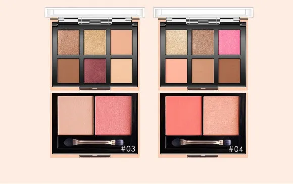 O.TWO.O тени 6цв + румяна 2цв (арт. 9982)