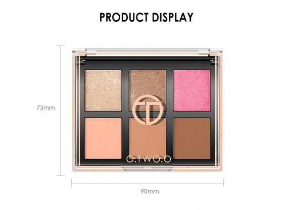 O.TWO.O тени 6цв + румяна 2цв (арт. 9982)