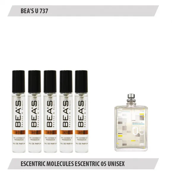 Парфюмерный набор Beas Эксцен. Молек. Эксцен. 05 Unisex 5*5 ml U 737