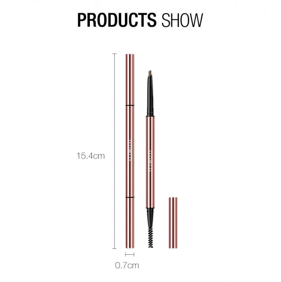 Карандаш для бровей O.TWO.O Fine Triangle eyebrow pencil (арт. 1007) #01 Taupe 0.2 g.