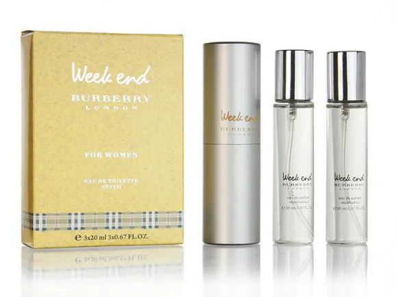 Туалетная вода 3*20 ml Burberry Weekend Туалетная вода 3*20 ml Burberry Weekend