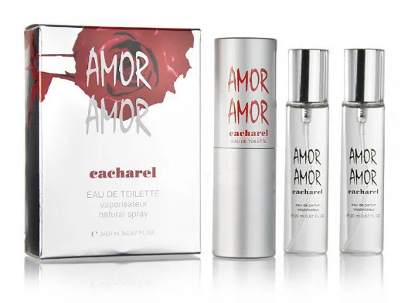 Туалетная вода 3*20 ml Cacharel Amor Amor Туалетная вода 3*20 ml Cacharel Amor Amor