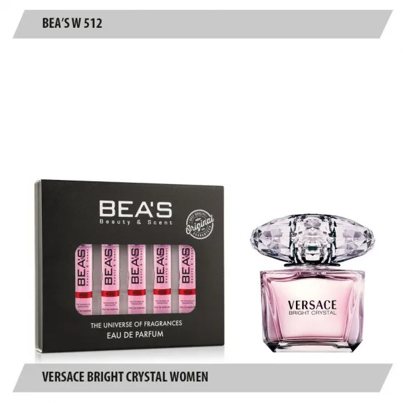 Парфюмерный набор Beas Versace Bright Crystal Women 5*5 ml W 512 Парфюмерный набор Beas Versace Bright Crystal Women 5*5 ml W 512