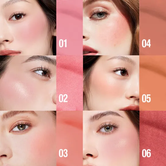 O.TWO.O Жидкие румяна арт. HC002 -  #05 - Теплый солнечный