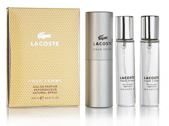 Туалетная вода 3*20 ml Lacoste Pour Femme Туалетная вода 3*20 ml Lacoste Pour Femme
