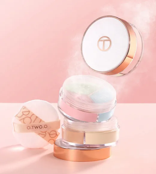 Трехцветная рассыпчатая пудра O.TWO.O арт. SC053 №2 - 9 гр