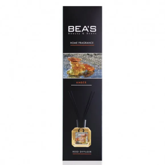 Ароматический диффузор с палочками Beas Amber 120 ml Ароматический диффузор с палочками Beas Amber 120 ml