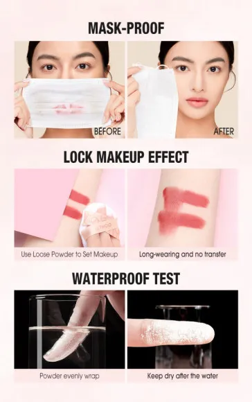 Трехцветная рассыпчатая пудра O.TWO.O арт. SC053 №3 - 9 г.