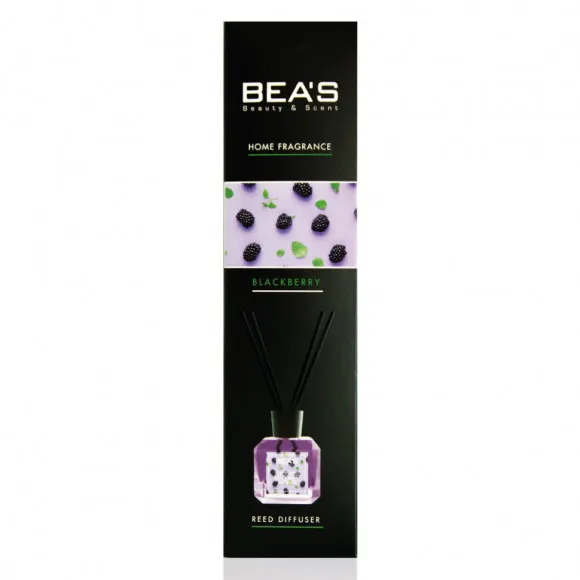 Ароматический диффузор с палочками Beas Blackberry - Ежевика 120 ml
