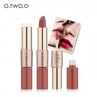 Матовая губная помада O.TWO.O Rose Gold 2in1 3.5g Цвет №02 арт. N9107 Нюдовый красный