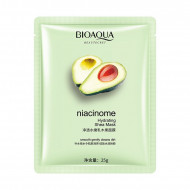 Тканевая маска BIOAQUA с маслом ши, экстрактом авокадо и ниацинамидом 25 g  BQY45824