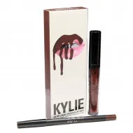 Жидкая матовая помада+карандаш KYLIE - True braun K (1шт)