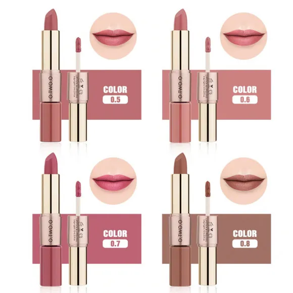 Матовая губная помада O.TWO.O Rose Gold 2in1 3.5g Цвет №12 арт. N9107 Глубокий красный Матовая губная помада O.TWO.O Rose Gold 2in1 3.5g Цвет №12 арт. N9107 Глубокий красный