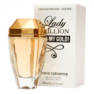Тестер Paco Rabanne "Lady Million Eau My Gold!" edt for women, 80 ml