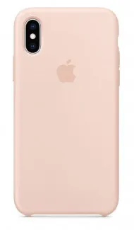 Силиконовый чехол для Айфон XS Max -Розовый песок (Pink Sand)