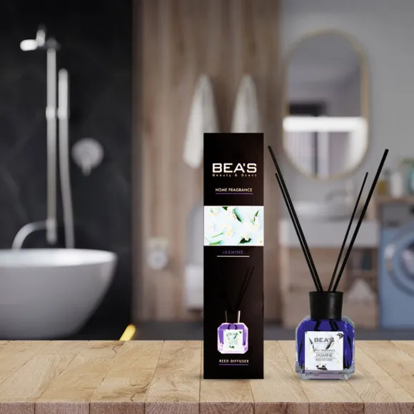 Ароматический диффузор с палочками Beas Jasmine - Жасмин 120 ml Ароматический диффузор с палочками Beas Jasmine - Жасмин 120 ml
