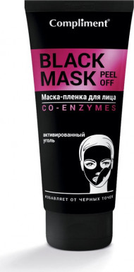 Compliment BLACK MASK Маска-пленка для лица глубокое очищение, 80 ml