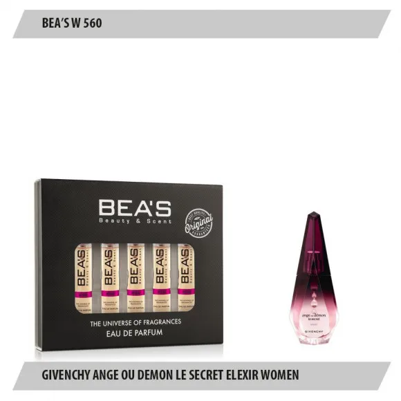 Парфюмерный набор Beas Givenchy Ange Ou Demon Le Secret Elixir Women 5*5 ml W 560 Парфюмерный набор Beas Givenchy Ange Ou Demon Le Secret Elixir Women 5*5 ml W 560