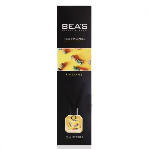 Ароматический диффузор с палочками Beas Pineapple - Ананас 120 ml Ароматический диффузор с палочками Beas Pineapple - Ананас 120 ml