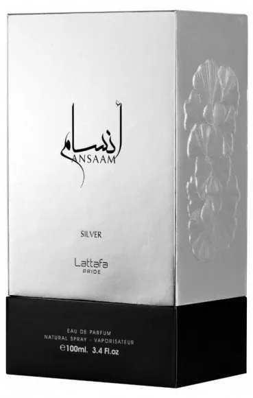 Lattafa Ansaam Silver edp unisex 100 ml Lattafa Ansaam Silver edp unisex 100 ml