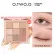 O.TWO.O Палитра теней для век 9 цветов арт. SC042 Oatmeal milk tea #01 10 g.