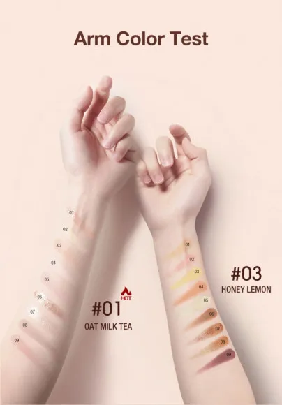 O.TWO.O Палитра теней для век 9 цветов арт. SC042 Oatmeal milk tea #01 10 g.