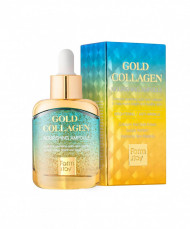 Питательная сыворотка для лица с золотом и коллагеном Farm Stay Gold Collagen Nourishing Ampoule 35 ml