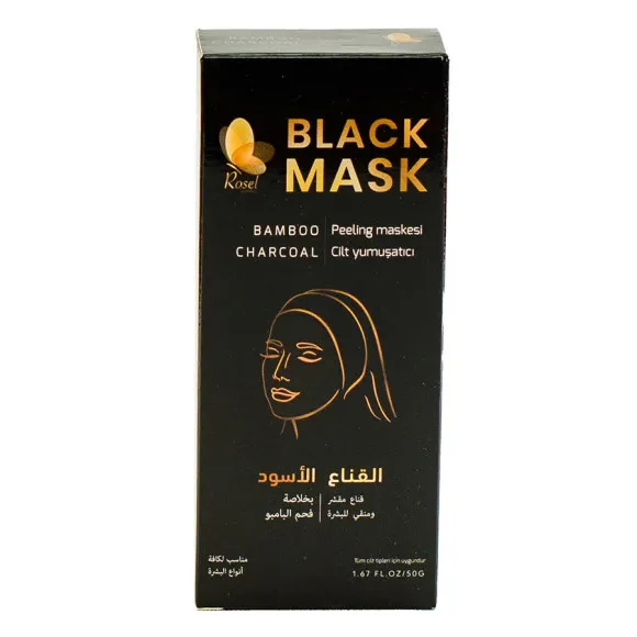 Маска от черных точек Rosel Cosmetics Black mask 50g Маска от черных точек Rosel Cosmetics Black mask 50g