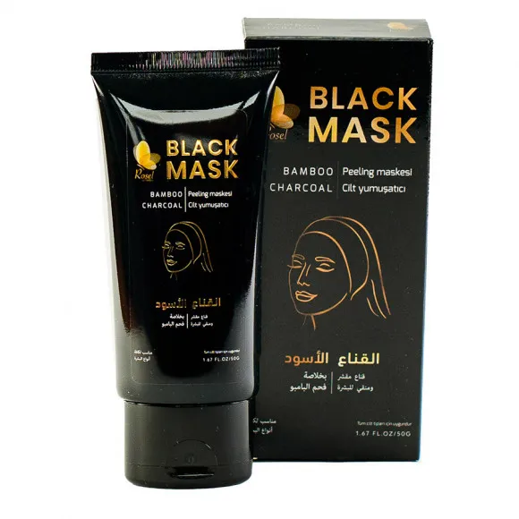 Маска от черных точек Rosel Cosmetics Black mask 50g Маска от черных точек Rosel Cosmetics Black mask 50g