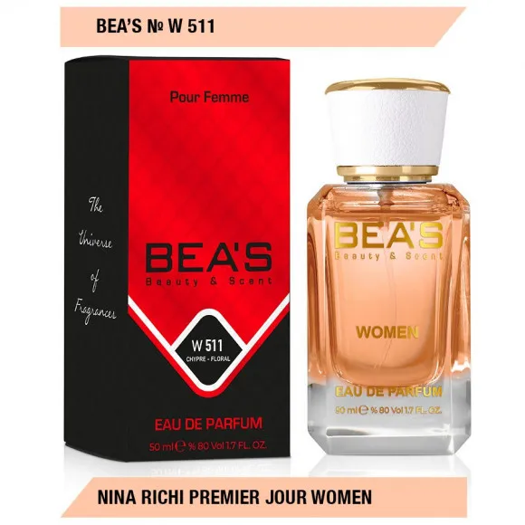 Тестер Beas Nina Ricci Premier Jour Women арт. W 511 (без коробки) Тестер Beas Nina Ricci Premier Jour Women арт. W 511 (без коробки)