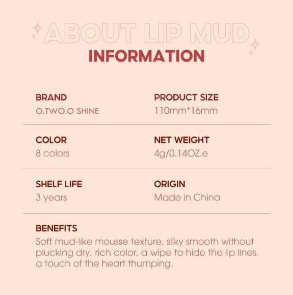 Матовый блеск для губ O.TWO.O арт. SE001 #7 4 g.