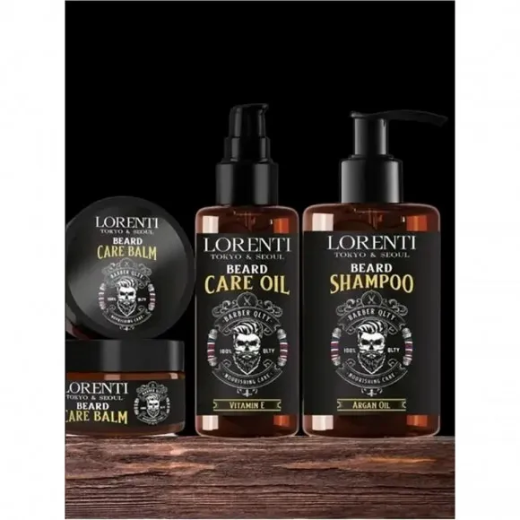 LORENTI Beard Care Kit Набор для ухода за бородой (Шампунь, Масло, Воск) LORENTI Beard Care Kit Набор для ухода за бородой (Шампунь, Масло, Воск)