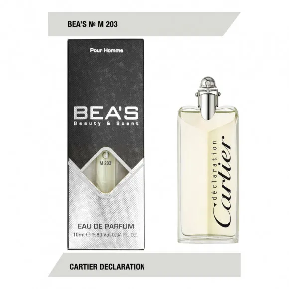 Компактный парфюм Beas Cartier Declaration for men 10 ml M 203 Компактный парфюм Beas Cartier Declaration for men 10 ml M 203