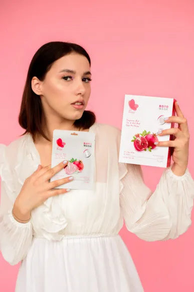 Маски для лица, шеи и декольте Rosel Cosmetics Boto Pomegranate