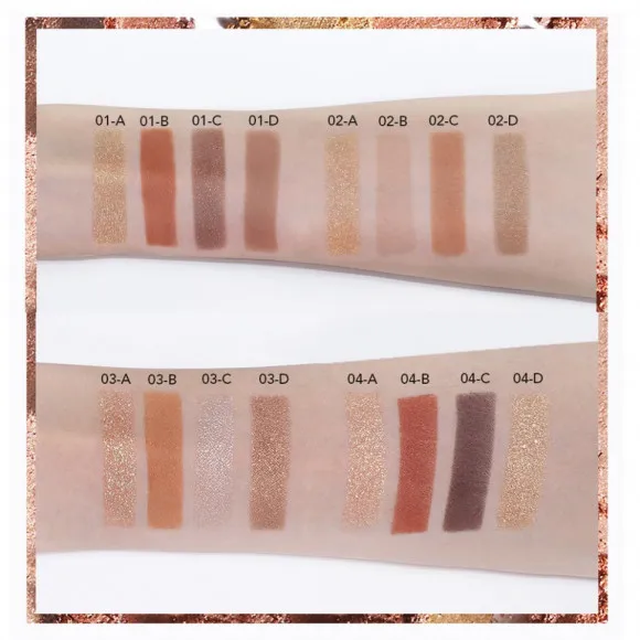 O.TWO.O палитра теней для век 4в1 арт. SC040  #03 13.5 g