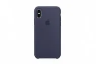 Силиконовый чехол для Айфон XR Silicone Case Midnight Blue