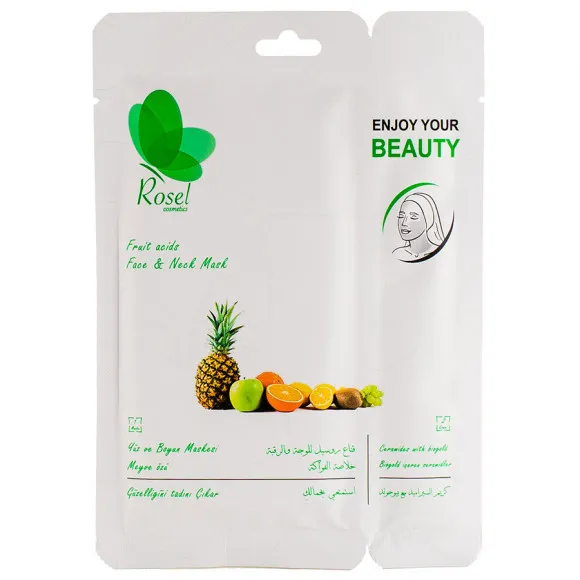 Маски для лица Rosel Cosmetics Face Mask Fruit acids