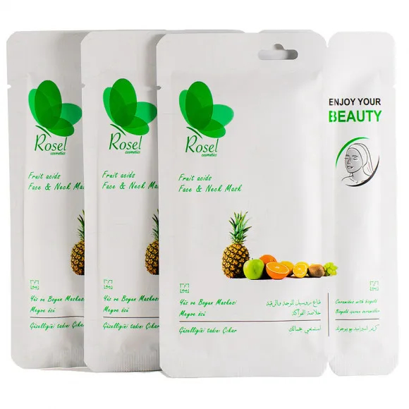 Маски для лица Rosel Cosmetics Face Mask Fruit acids Маски для лица Rosel Cosmetics Face Mask Fruit acids