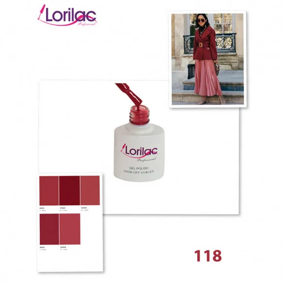 Гель-лак Lorilac -118 10 ml Гель-лак Lorilac -118 10 ml