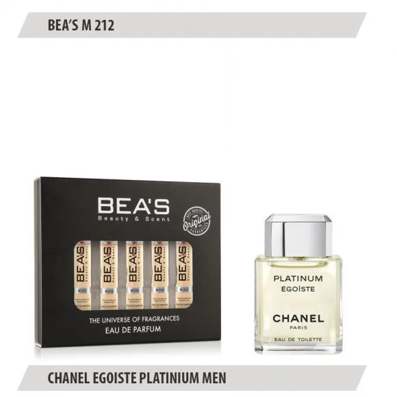 Парфюмерный набор Beas Chanel Egoiste Platinum Men 5*5 ml M 212