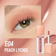 Жидкие тени для век O.TWO.O Powder Mist Liquid Eyeshadow Velvety Shine SC063 #E04 Персиковый