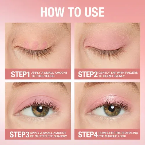 Жидкие тени для век O.TWO.O Powder Mist Liquid Eyeshadow Velvety Shine SC063 #E04 Персиковый