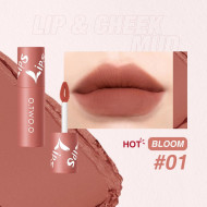 Матовая губная жидкая губная помада O.TWO.O 2 мл - арт 9144 #01 Розово-коричневый