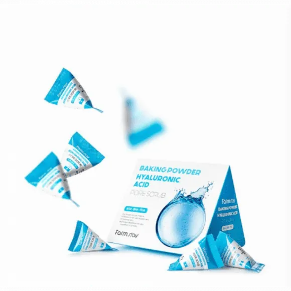 FarmStay Скраб для лица Baking Powder Hyaluronic Acid Pore Scrub Набор  (25 шт *7г) FarmStay Скраб для лица Baking Powder Hyaluronic Acid Pore Scrub Набор  (25 шт *7г)
