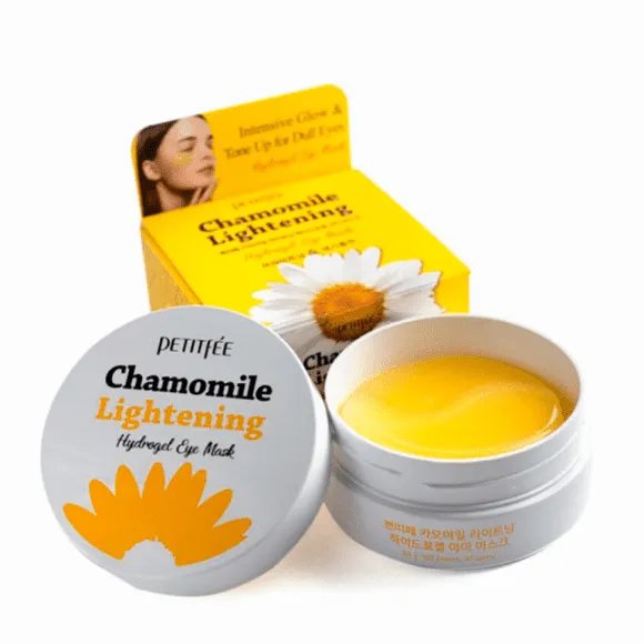 Гидрогелевые осветляющие патчи Chamomile Lightening Hydrogel eye mask с экстрактом ромашки,60шт Гидрогелевые осветляющие патчи Chamomile Lightening Hydrogel eye mask с экстрактом ромашки,60шт