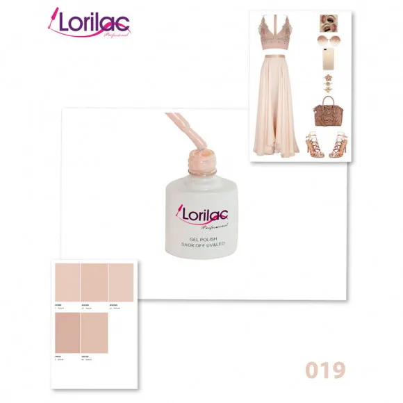 Гель-лак Lorilac -019 10 ml Гель-лак Lorilac -019 10 ml