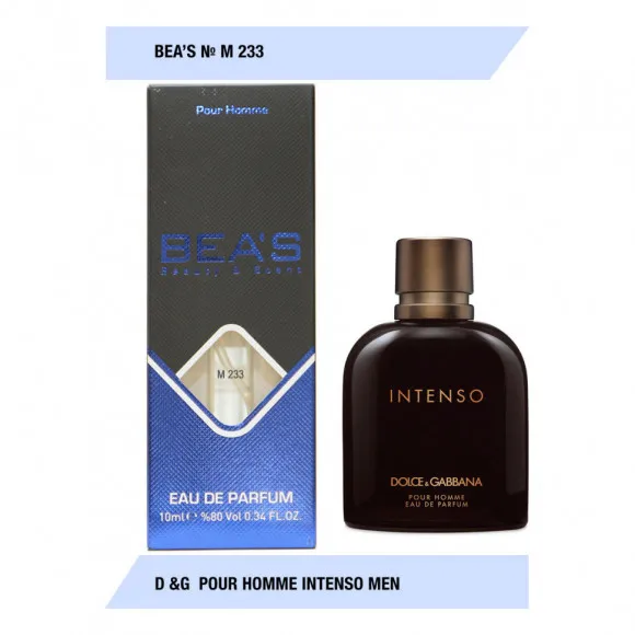 Компактный парфюм Beas Дольче Габбана Intenso for men 10 ml арт. M 233 Компактный парфюм Beas Дольче Габбана Intenso for men 10 ml арт. M 233