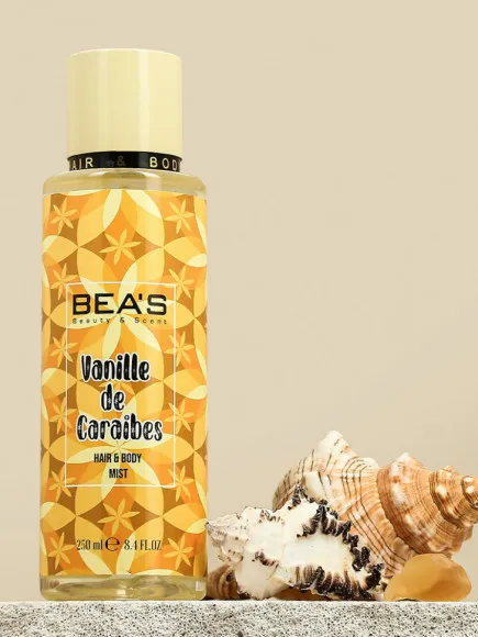 Мист для тела и волос Beas Body & Hair Vanille De Caraibes 250 ml