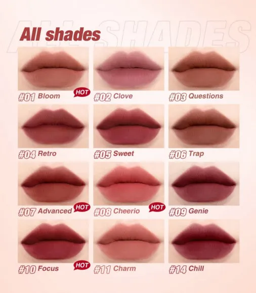 Матовая губная жидкая губная помада O.TWO.O 2 мл - арт 9144 #07 - Оранжево-красный Матовая губная жидкая губная помада O.TWO.O 2 мл - арт 9144 #07 - Оранжево-красный