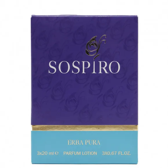 Туалетная вода 3*20 ml Sospiro Erba Pura unisex Туалетная вода 3*20 ml Sospiro Erba Pura unisex
